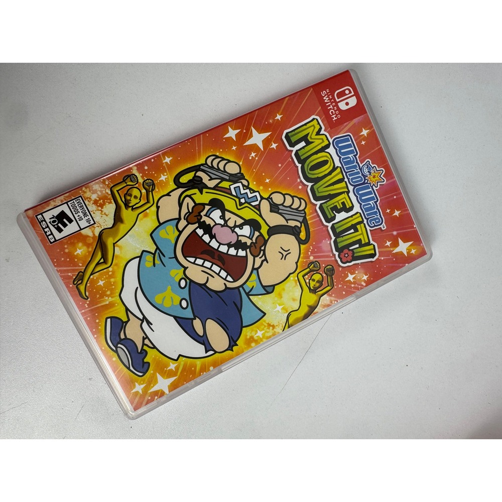 WarioWare Move It Nintendo Switch Physical Game Case and Cartridge HAC-009